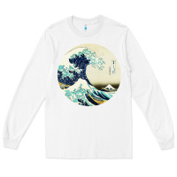 White great wave Long Sleeve Tee - linhVisuals