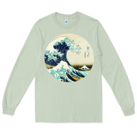 Matcha great wave Long Sleeve Tee - linhVisuals