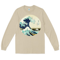 Mushroom great wave Long Sleeve Tee - linhVisuals