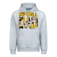 Heather Grey no background softball dad Urban Hoodie - Jasminsmagicworld