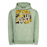 Pigment Oil Green no background softball dad Urban Hoodie - Jasminsmagicworld
