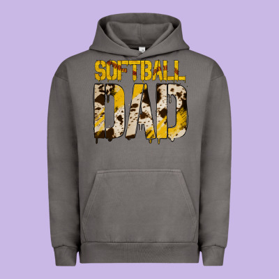 No Background Softball Dad Urban Hoodie Designed By Jasminsmagicworld