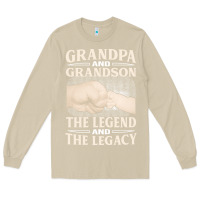 Mushroom grandpa and grandson the legend t  shirtgrandpa and grandson the legen Long Sleeve Tee - linhVisuals