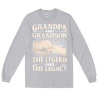 Moon Dust grandpa and grandson the legend t  shirtgrandpa and grandson the legen Long Sleeve Tee - linhVisuals