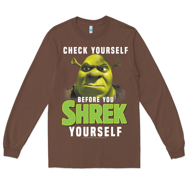 Sh.rek Check Yourself Before You Sh.rek Yourself T Shirt Long Sleeve Tee by linhVisuals | Teevron
