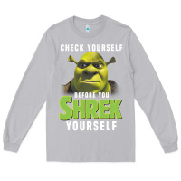 Moon Dust sh.rek check yourself before you sh.rek yourself t shirt Long Sleeve Tee - linhVisuals