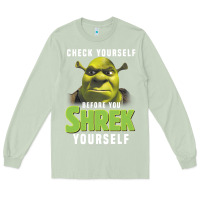 Matcha sh.rek check yourself before you sh.rek yourself t shirt Long Sleeve Tee - linhVisuals