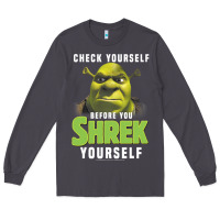 Smoke sh.rek check yourself before you sh.rek yourself t shirt Long Sleeve Tee - linhVisuals