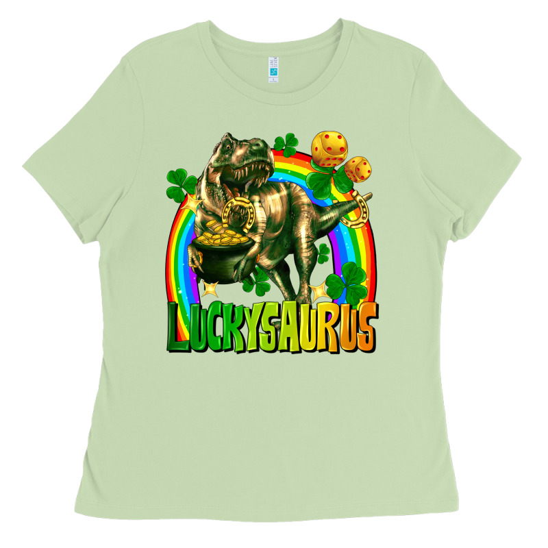 Luckysaurus Ladies Tee by FaDigitalArtStudio | Teevron