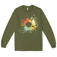 Army Green ping pong t  shirt p i n g p o n g i n k s p l a s h t  shirt Long Sleeve Tee - linhVisuals