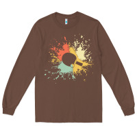 Chestnut ping pong t  shirt p i n g p o n g i n k s p l a s h t  shirt Long Sleeve Tee - linhVisuals