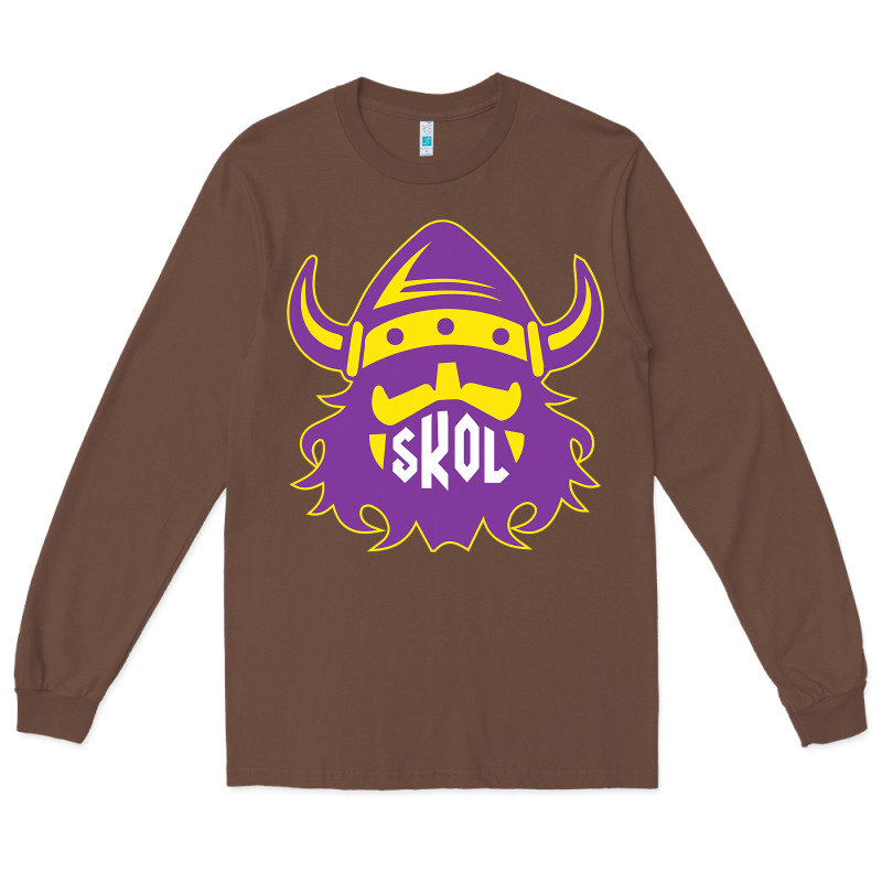 Skol Nordic Viking Helmet Shirt Long Sleeve Tee by linhVisuals | Teevron