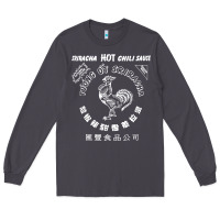 Smoke sriracha official hot chili sauce men's graphic Long Sleeve Tee - linhVisuals