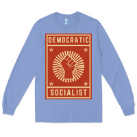 Colony Blue democratic socialist Long Sleeve Tee - linhVisuals
