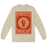Mushroom democratic socialist Long Sleeve Tee - linhVisuals