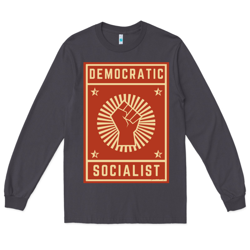 Democratic Socialist Long Sleeve Tee by linhVisuals | Teevron