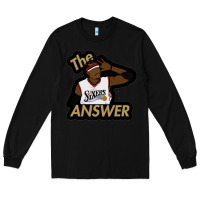 Black sixers the answer Long Sleeve Tee - linhVisuals