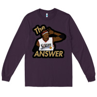 Plum sixers the answer Long Sleeve Tee - linhVisuals