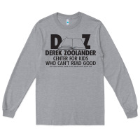 Heather Grey derek zoolander Long Sleeve Tee - linhVisuals