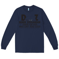 Navy derek zoolander Long Sleeve Tee - linhVisuals