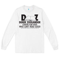 White derek zoolander Long Sleeve Tee - linhVisuals