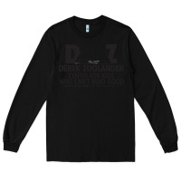 Black derek zoolander Long Sleeve Tee - linhVisuals