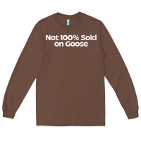 Chestnut womens not 100 sold on goose v neck t shirt Long Sleeve Tee - linhVisuals