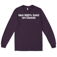 Plum womens not 100 sold on goose v neck t shirt Long Sleeve Tee - linhVisuals