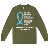 Army Green prostate cancer t  shirt the devil  prostate cancer awareness support Long Sleeve Tee - linhVisuals