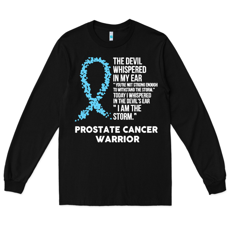 Prostate Cancer T  Shirt The Devil  Prostate Cancer Awareness Support Long Sleeve Tee by linhVisuals | Teevron