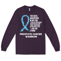 Plum prostate cancer t  shirt the devil  prostate cancer awareness support Long Sleeve Tee - linhVisuals