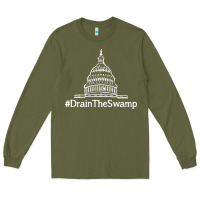 Army Green drain  swamp Long Sleeve Tee - linhVisuals