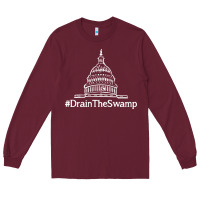 Burgundy drain  swamp Long Sleeve Tee - linhVisuals