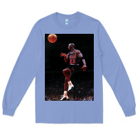Colony Blue Michael JorDunk Long Sleeve Tee - linhVisuals