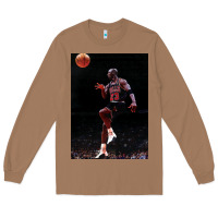 Toasted Coconut Michael JorDunk Long Sleeve Tee - linhVisuals