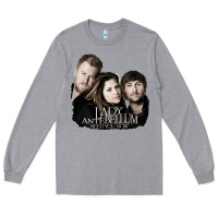 Heather Grey lady antebellum Long Sleeve Tee - linhVisuals