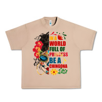 Burro in a world full of princess be a chingona Urban Heavy Tee - BundleAndBundleShop