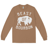 Toasted Coconut beast of bourbon drinking whiskey design bison buffalo party t shirt Long Sleeve Tee - linhVisuals