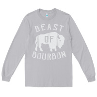 Moon Dust beast of bourbon drinking whiskey design bison buffalo party t shirt Long Sleeve Tee - linhVisuals