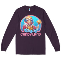 Plum candy land king of candy land portrait t shirt Long Sleeve Tee - linhVisuals