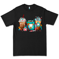 Black Dentist Coffee Cups Premium Tee - FaDigitalArtStudio