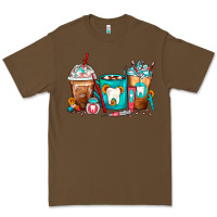 Cacao Dentist Coffee Cups Premium Tee - FaDigitalArtStudio
