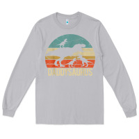 Moon Dust daddy dinosaur daddysaurus 3 three kids xmas christmas gift t shirt Long Sleeve Tee - linhVisuals