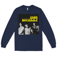 Navy iron butterfly Long Sleeve Tee - linhVisuals