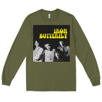 Army Green iron butterfly Long Sleeve Tee - linhVisuals
