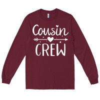 Burgundy cousin crew t shirt Long Sleeve Tee - linhVisuals