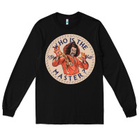 Black sho nuff Long Sleeve Tee - linhVisuals