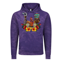Cloud Purple farm life rooster Vintage Hoodie - SublimationCraftShop