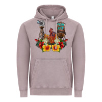 Vintage Zinc farm life rooster Vintage Hoodie - SublimationCraftShop