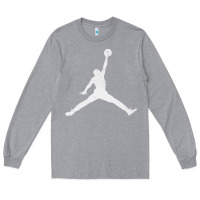 Heather Grey Slam Dunk Vintage Long Sleeve Tee - linhVisuals